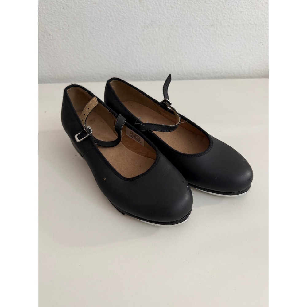 Bloch Black Leather Mary Jane Tap Shoes Techno Tap Size 5 Dance Performance